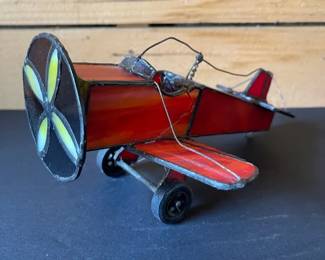 Stained Glass Airplane