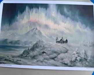In The Stillness Of The Night Print By Norman Lowell