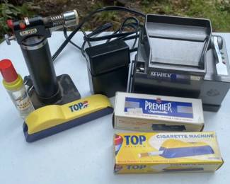 Electric and Manual Cigarette Machines with Torch and Butane Refill