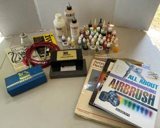 Branded Air Brush Painting Tools Paint And Instructional Books