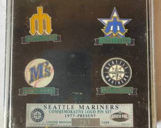 Seattle Mariners Commemorative Logo Pin Set 1977Present