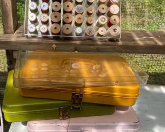 4 Containers Of Sewing Thread
