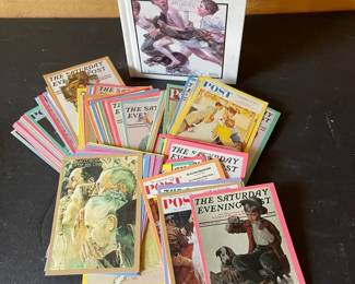Norman Rockwell Collector Cards  Small Book Of 332 Magazine Covers