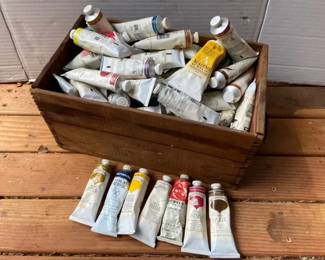 Artists Quality Winsor  Newton Acrylic Paints with Select Grumbacher Sargent Paints