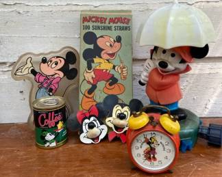 Vintage Walt Disney Mickey Mouse Collectibles