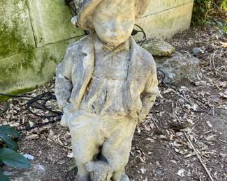 Page Boy Concrete Garden Statue