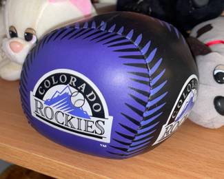 Colorado Rockies Plush Baseball