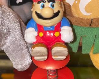 Vintage Mario Pop Up Spring Toy