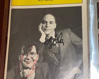 Hand Signed Playbill By Comedy Magician Duo Penn & Teller