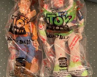 Toy Story Woody & Buzz Lightyear Toys From McDonalds