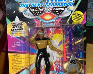 Star Trek The Next Generation Action Figure Collection By Playmates (All SEALED!)