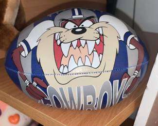 Taz Cowboys Plush Football