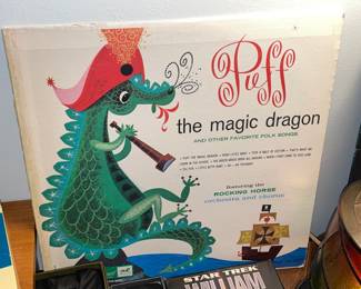 Vintage Puff The Magic Draon Record Album