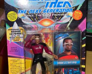 Star Trek The Next Generation Action Figure Collection By Playmates (All SEALED!)
