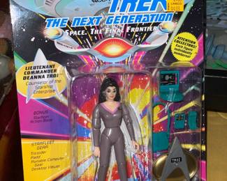 Star Trek The Next Generation Action Figure Collection By Playmates (All SEALED!)