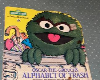 Vintage Oscar The Grouch Book