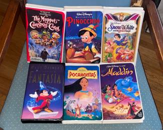 Vintage Disney VHS Tapes