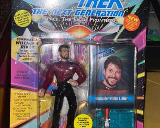 Star Trek The Next Generation Action Figure Collection By Playmates (All SEALED!)