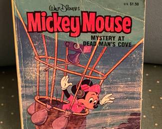 Vintage Mickey Mouse Mystery At Dead Man's Cove Big Little Book