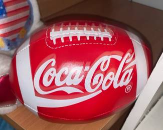 Coca Cola Plush Football
