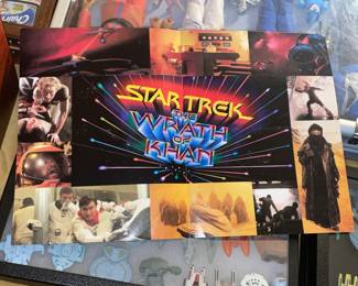 Vintage Star Trek The Wrath Of Khan Fold Out Poster