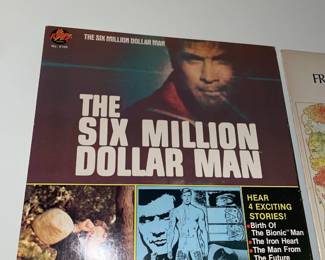 Vintage The Six Million Dollar Man Record Album