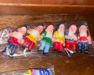 Vintage Plastic Elf Figures