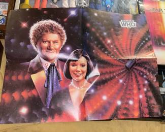 Vintage Doctor Who Fold Out Poster
