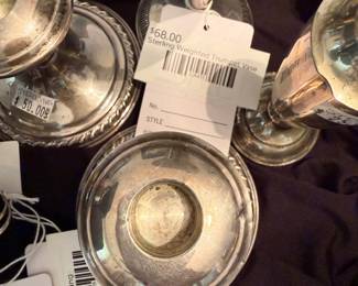 Sterling Weighted Tumpet Vase