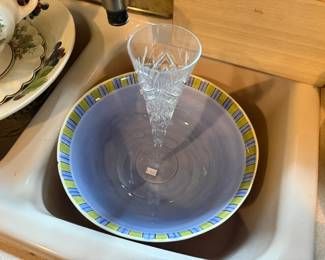 Crystal Glasses, Decorative Bowl 