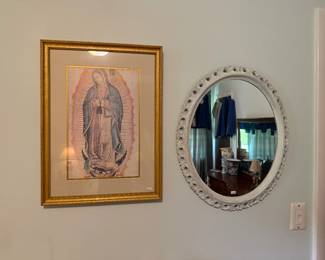 Religious Wall Art, Decorative Mirror 
