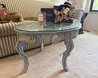 Glass Top Coffee Table 