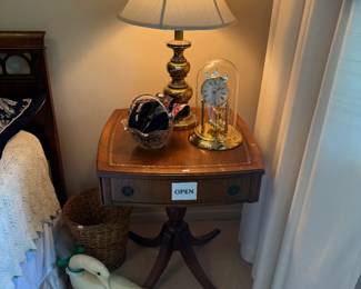 Nightstand, Table Lamp 