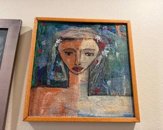 Painting by the Pakistani-American artist, Jamali