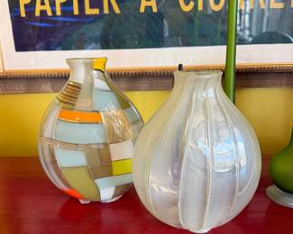 Glass vases