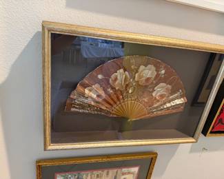 Vintage Spanish-style folding fan “abanico”