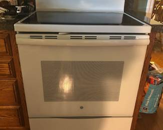 GE Range with Glass Top