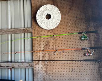 The Garage/Pole Barn is Packed Full - :0 Fishing Poles