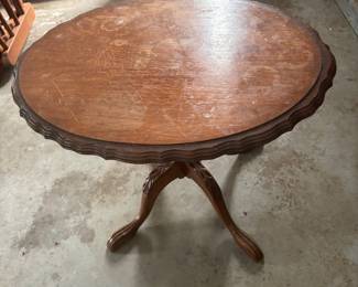 Small Vintage Round Table