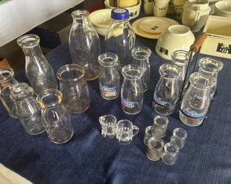 Vintage Milk Bottles