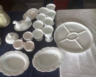Vintage Milk Glass