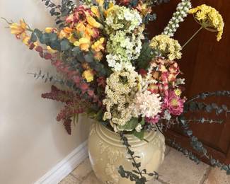 Large Glazed Ceramic Vase