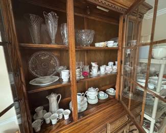 Lead Glass and Vintage Tea Cups and Such