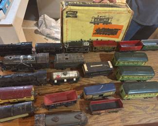 Vintage Trains - some tin