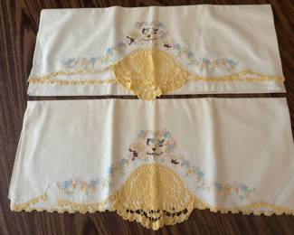 Vintage Embroidried Pillow Cases