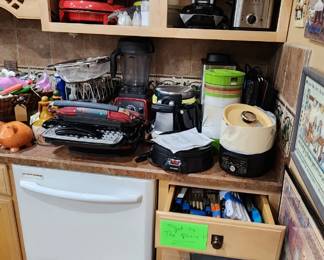 kitchen essentials - check every drawer!