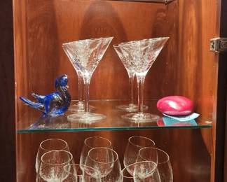 Pier 1 Angle Rim martini, wine, and old fashion