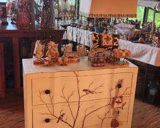 Accent dresser with Jim Shore