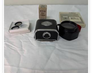 Vintage cameras, accessories