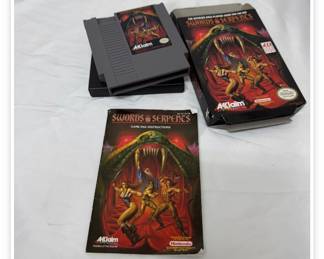 Swords and serpents Nintendo game